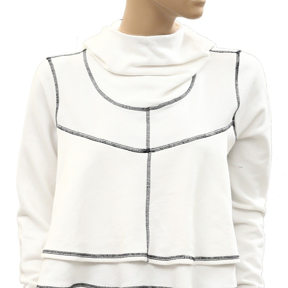 Free People FP Movement First Place Pullover Hoodie Cropped Top White XL 286374 - Picture 6 of 9